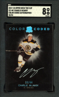 Charlie McAvoy 2017-18 The Cup Color Coded Autographs #CCMC #38/44 (SGC 8) at PristineAuction.com