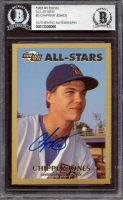 Chipper Jones Signed 1992-93 Excel All-Stars #2 (BGS) at PristineAuction.com