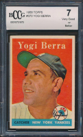 Yogi Berra 1958 Topps #370 (BCCG 7) at PristineAuction.com