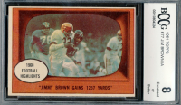 Jim Brown 1961 Topps #77 IA (BCCG 8) at PristineAuction.com