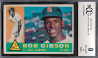 Bob Gibson 1960 Topps #73 (BCCG 8) at PristineAuction.com