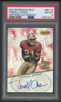 Terrell Owens 2001 Bowman's Best Certified Autograph #BBTO (PSA 8) at PristineAuction.com
