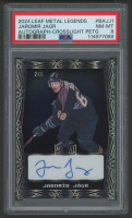 Jaromir Jagr 2024 Leaf Metal Legends Autograph Crosslight PETG #BAJJ1 #2/6 (PSA 8) at PristineAuction.com