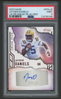 Jayden Daniels 2023 Sneak Peak Autographs Red #SPAJD (PSA 9) at PristineAuction.com