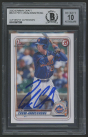 Pete Crow-Armstrong Signed 2020 Bowman Draft #BD72 (BGS | Auto 10) at PristineAuction.com