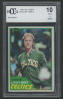 Larry Bird 1981-82 Topps #4 (BCCG 10) at PristineAuction.com