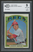 Johnny Bench 1972 Topps #433 (BCCG 9) at PristineAuction.com