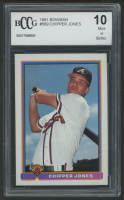 Chipper Jones 1991 Bowman #569 RC (BCCG 10) at PristineAuction.com