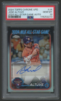 Jose Altuve 2024 Topps Chrome Update '24 All-Star Game Autographs #ASGCAJA (PSA 10) at PristineAuction.com