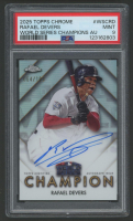 Rafael Devers 2025 Topps Chrome World Series Champion Autographs #WSCRD #64/100 (PSA 9) at PristineAuction.com