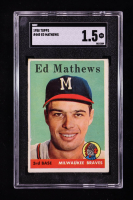 Ed Mathews 1958 Topps #440 (SGC 1.5) at PristineAuction.com