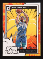 Giannis Antetokounmpo Signed 2024-25 Donruss Bomb Squad #5 (PSA) at PristineAuction.com