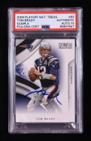 Tom Brady Signed 2009 Playoff National Treasures Sample #60 (PSA | Autograph Graded 10) at PristineAuction.com