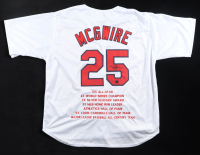 Mark McGwire Signed Career Highlight Stat Jersey (Authentic Ink) at PristineAuction.com