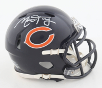 Mitchell Trubisky Signed Bears Speed Mini Helmet (Fanatics) at PristineAuction.com