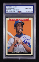 Ernie Banks Signed 2008 Upper Deck Goudey #324 SR SP (PSA | Auto 10) at PristineAuction.com