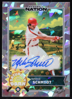 Mike Schmidt 2025 Leaf Baseball Nation Saturday In The Park Autographs Silver Crystal #SA-MS1 #1/1 at PristineAuction.com