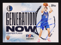 Cooper Flagg Signed 2025-26 Topps Generation Now #GN1 RC (PSA) at PristineAuction.com