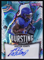 Ashton Jeanty 2025 Leaf Vivid Bursting with Talent Autographs Teal Lava Prismatic #TA-AJ1 #1/5 RC at PristineAuction.com