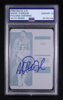 Magic Johnson Signed 2018-19 Panini Contenders Draft Picks Printing Plates Cyan #43 #1/1 (PSA | Auto 10) at PristineAuction.com