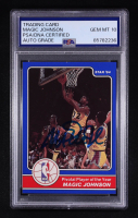 Magic Johnson Signed 1984 Star Award Banquet #6 POY (PSA | Auto 10) at PristineAuction.com