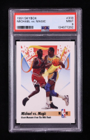 Magic Johnson / Michael Jordan 1991-92 SkyBox #333 FIN (PSA 9) at PristineAuction.com