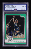 Magic Johnson / Larry Bird Signed 1984 Star Larry Bird #6 All-Star Stats (PSA | Auto 10) at PristineAuction.com