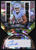 Omarion Hampton 2025 Leaf Valiant Honor Guard Die-Cut Silver Crystal Autograph #HGA-OH1 #1/1 RC at PristineAuction.com