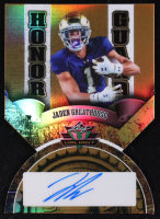 Jaden Greathouse 2025 Leaf Valiant Honor Guard Die-Cut Gold Prismatic Autograph #HGA-JG1 #1/1 RC at PristineAuction.com