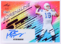 Peyton Manning 2025 Leaf Pure Adrenaline Autograph Pink Sparkle #PAA-PM1 #1/1 at PristineAuction.com