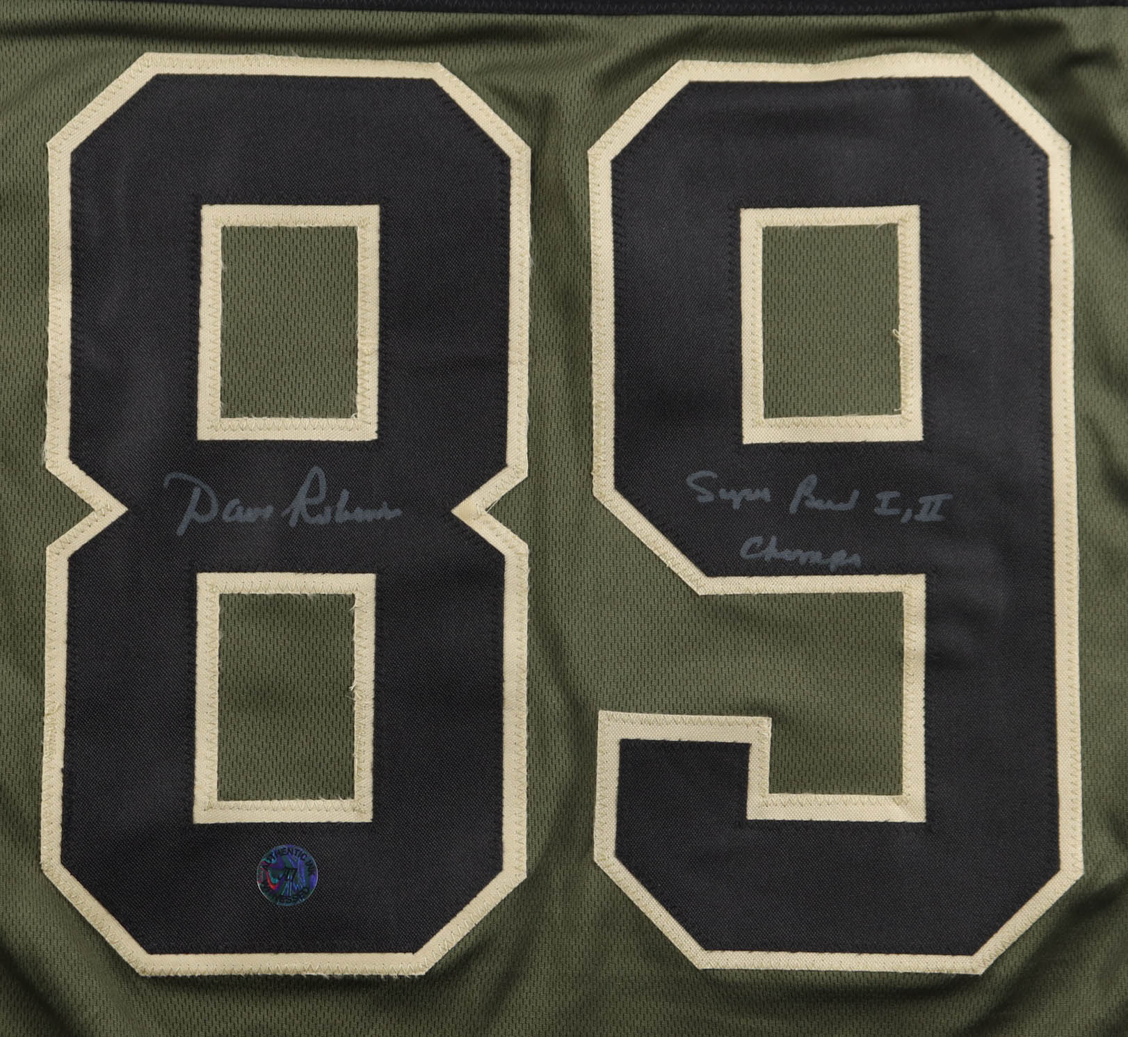 Dave Robinson Signed Jersey Inscribed "Super Bowl I, II Champs" (Authentic Ink) at PristineAuction.com Dave Robinson Signed Jersey Inscribed "Super Bowl I, II Champs" (Authentic Ink) at PristineAuction.com