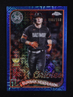 Gunnar Henderson 2024 Topps Chrome Silver Pack Series 2 Blue Refractors 1989 35th Anniversary #2T89C-B #008/150 at PristineAuction.com