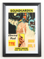 1994 "Soundgarden" San Jose State Concert Custom Framed Poster at PristineAuction.com