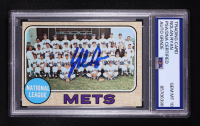 Nolan Ryan Signed 1968 Topps #401 Mets Team (PSA | Auto 10) at PristineAuction.com