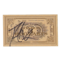 Daniel Radcliffe Signed "Harry Potter" Hogwarts Express Train Ticket (Beckett) at PristineAuction.com