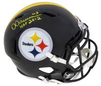 Dermontti Dawson Signed Steelers Full-Size Speed Helmet Inscribed "HOF 12" (Schwartz) at PristineAuction.com