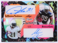LaDainian Tomlinson / Antonio Gates 2025 Leaf Eclectic Signature Series Pure Pairings Black Crystal Autograph #PP-T19 #1/1 at PristineAuction.com