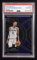 Victor Wembanyama 2023 Panini Select Blue #121 RC (PSA 10) at PristineAuction.com