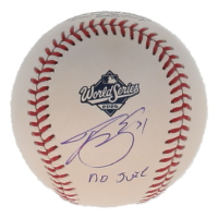 Tyler Glasnow Signed 2025 World Series Baseball Inscribed "No Juice" (Beckett) at PristineAuction.com