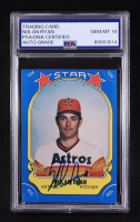 Nolan Ryan Signed 1981 Fleer Star Stickers #108 (PSA | Auto 10) at PristineAuction.com