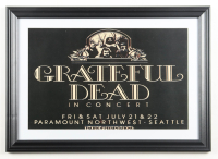 1972 "Grateful Dead" Seattle Concert Custom Framed Poster at PristineAuction.com