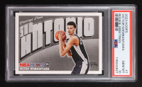 Victor Wembanyama 2023 Hoops Rookie Greetings #1 RC (PSA 10) at PristineAuction.com