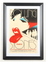 1981 "Rolling Stones" Tour Custom Framed Poster at PristineAuction.com