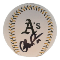 Chris Pratt Signed OML Athletics Logo Baseball (Beckett) at PristineAuction.com