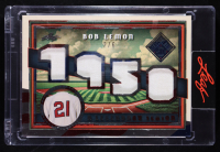 Bob Lemon 2025 Leaf Seasons In The Sun A Legendary Season USA Flag Quad Game-Used Relic #ALS-3 #2/6 at PristineAuction.com