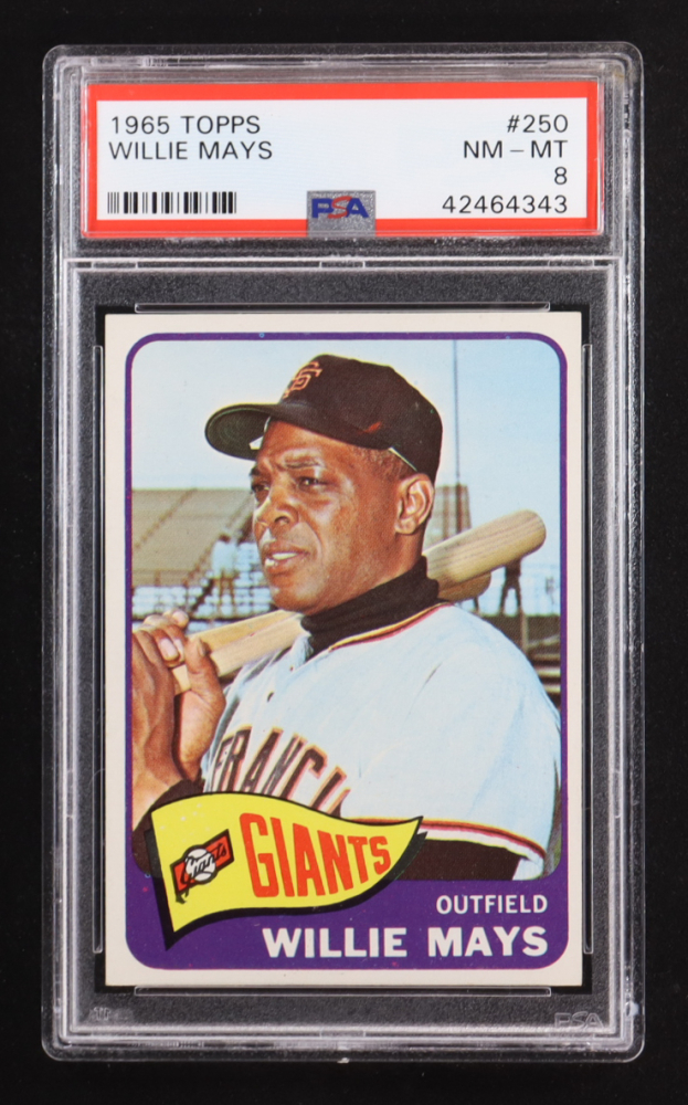Willie Mays 1965 Topps #250 (PSA 8)