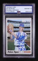 Nolan Ryan Signed 1970 Topps #712 "324 Wins, 5714 K's, 7 No-Hitters" (PSA | Auto 10) at PristineAuction.com