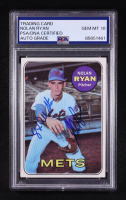 Nolan Ryan Signed 1969 Topps #533 "8x All-Star" (PSA | Auto 10) at PristineAuction.com
