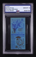 Nolan Ryan Signed 1969 Original Mets Shea Stadium Ticket (PSA | Auto 10) at PristineAuction.com