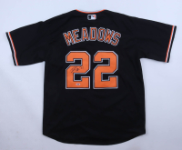 Parker Meadows Signed Jersey (PSA) at PristineAuction.com